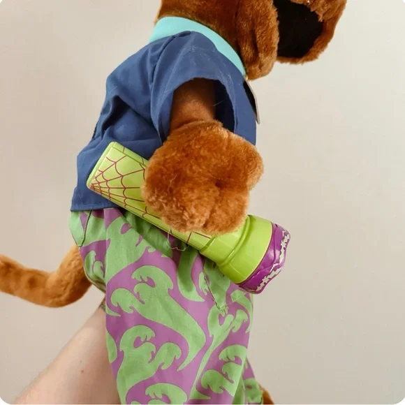 Vintage 1998 Fright Light Scooby-Doo Plush Toy Hanna-Barbera - Picture 5 of 6